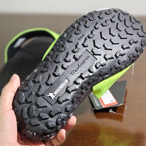 Under Armour UA Project Rock Slides 2.0 Volt Green Black Michelin Gripper 13 New - Picture 13 of 16